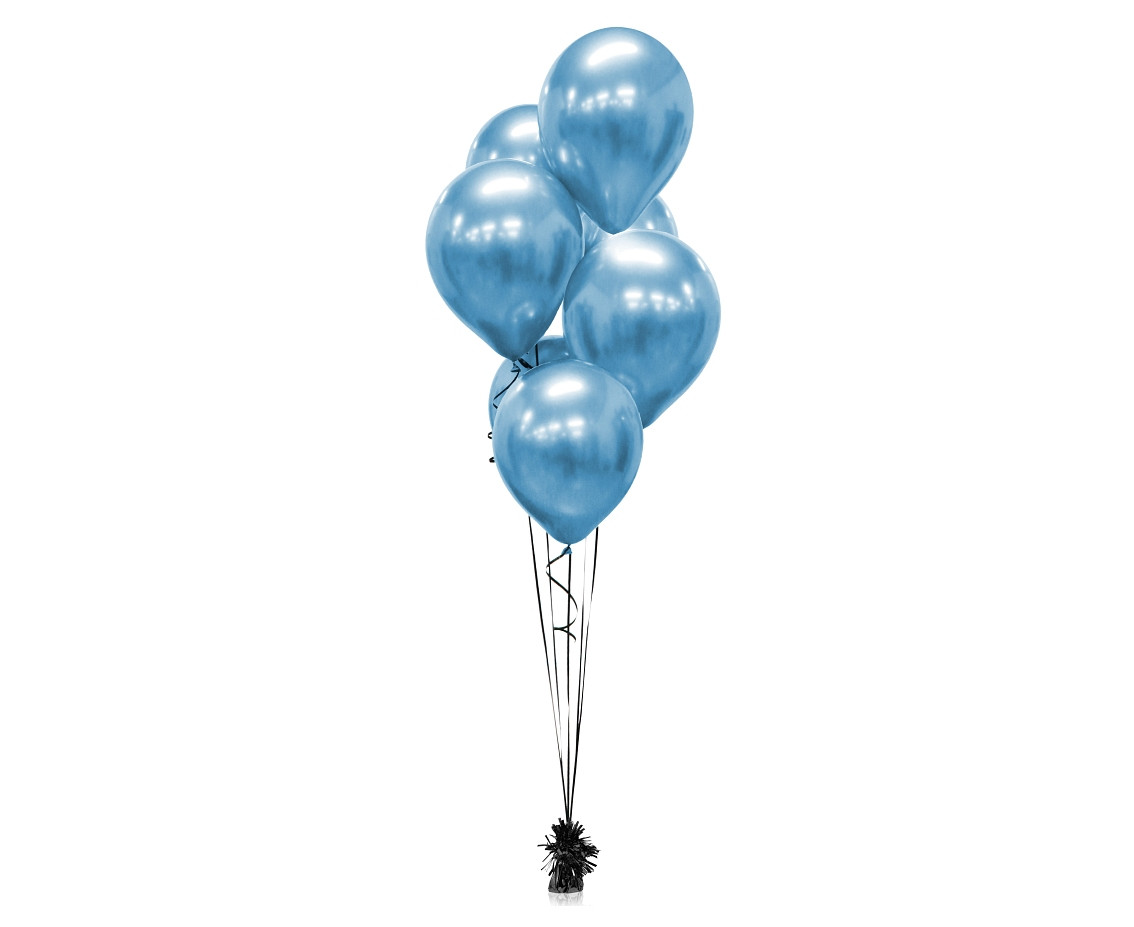Balloons B&C 12", platinum blue, 50pcs EOL